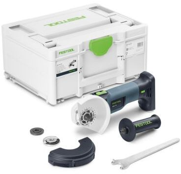 Festool agc 18-125 eb-basic accu haakse slijper | krachtig en draadloos | zonder accu's en lader - 578367