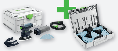 Load image into Gallery viewer, Festool dts 400 req gr-sys p deltaschuurmachine | met granat schuurpapier gevulde systainer 3 - 578208
