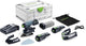 Festool dtsc 400 3.0 i-plus | accu deltaschuurmachine 18v in systainer (2x 3.0ah accu + tcl 6 snellader) - 578848