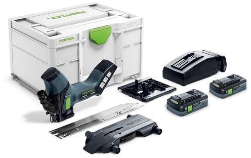 Load image into Gallery viewer, Festool isc 240 hpc 4.0 ebi-plus | accu isolatiezaag 18v 240mm in systainer (2x 4.0ah accu + lader) - 576569
