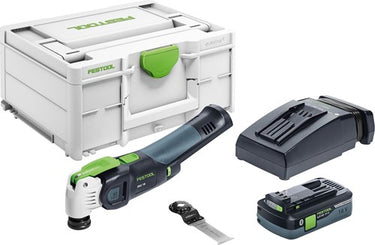 Festool osc 18 hpc 4.0 ei-plus | vecturo accu multitool 18v in systainer (1x 4.0ah accu + lader) - 576595