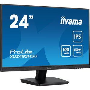 Iiyama prolite xu2493hsu-b7 24 monitor (zwart (mat), hdmi, displayport, 2x usb-a, usb-b)