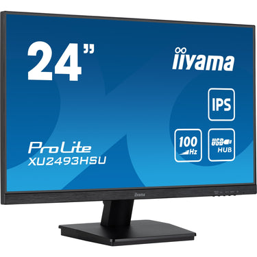 Iiyama prolite xu2493hsu-b7 24 monitor (zwart (mat), hdmi, displayport, 2x usb-a, usb-b)
