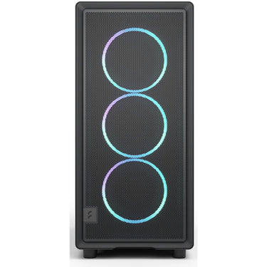 Fractal design epoch rgb midi tower behuizing (zwart | 2x usb-a | 1x usb-c | rgb | tempered glass)