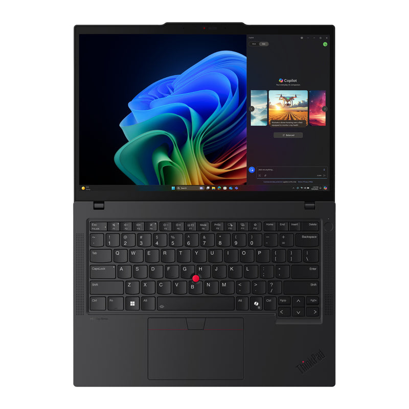 Load image into Gallery viewer, Lenovo thinkpad t14 gen 6 (21qj0053mh) 14 copilot+ laptop (zwart | ryzen ai 7 pro 350 | radeon 860m graphics | 32 gb | 1 tb ssd)
