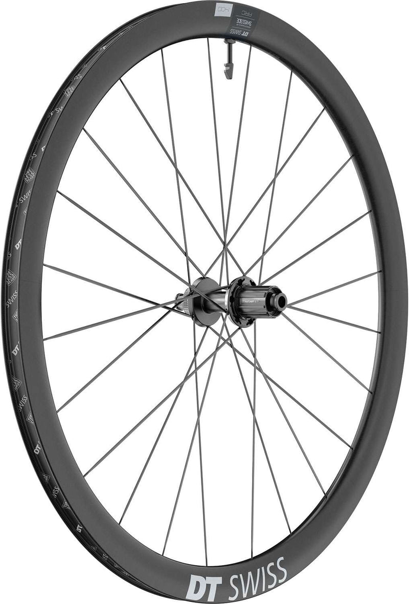 Load image into Gallery viewer, Dt swiss arc 1400 dicut 38 28 cl shimano hg carbon rear wheel
