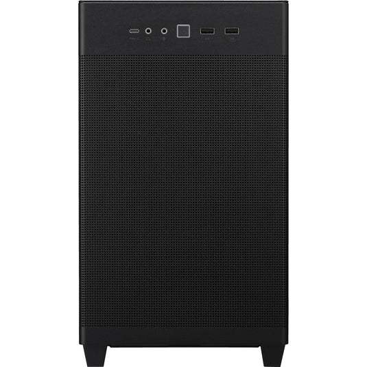 Asus prime ap201 mini tower behuizing (zwart | 2x usb-a | 1x usb-c)