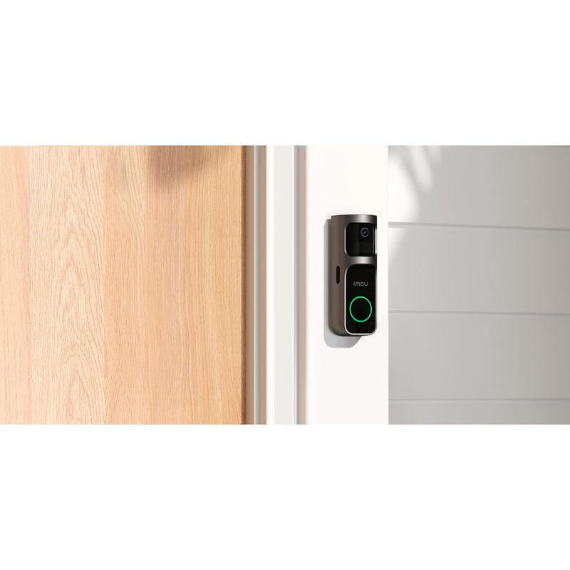 Afbeelding laden in galerijviewer, Imou doorbell 2s kit (zwart, 2k, volledig draadloos)
