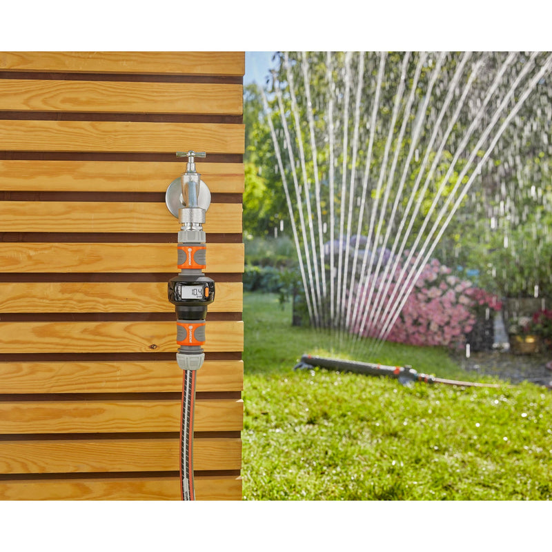 Load image into Gallery viewer, Gardena watermeter aquacount meetapparaat (grijs oranje, 18350-20)
