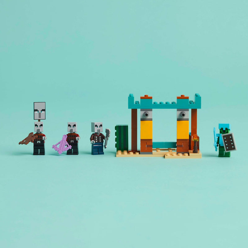 Load image into Gallery viewer, Lego minecraft 21267 de illagers in de woestijn
