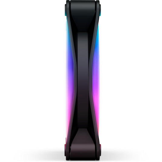 Nzxt f120 rgb duo case fan (zwart, 120 x 120 x 25 mm, pwm, zonder controller)