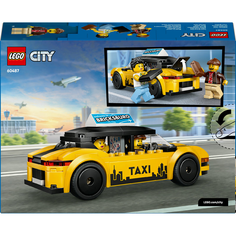 Load image into Gallery viewer, Lego city 60487 gele taxi
