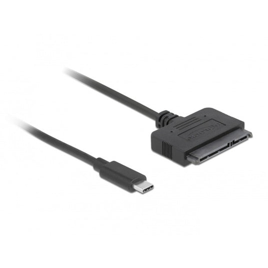 Delock usb type-c converter to 22 pin sata 6 gb s (zwart)