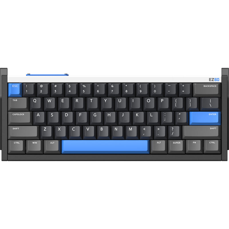 Afbeelding laden in galerijviewer, Iqunix ez60 magnetic switch gaming he keyboard (zwart, us lay-out (qwerty), gateron magnetic jade gaming, 60%, rgb, double shot pbt keycaps)
