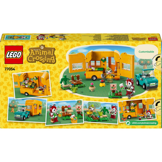 Lego animal crossing 77054 leifs caravan en winkel