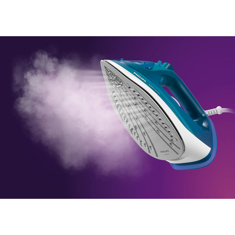 Load image into Gallery viewer, Philips 3000-serie dst3040 stoomstrijkijzer (blauw, 2600w - 40g min - 200 sos - a)
