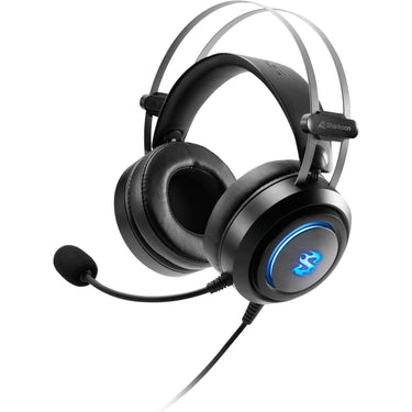 Sharkoon skiller sgh30 over-ear gaming headset (zwart, pc, playstation 4, playstation 5, rgb leds)