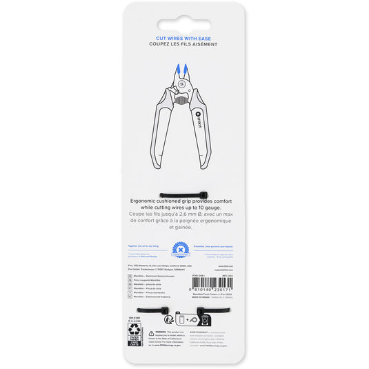 Ifixit mandible flush cutters kniptang (zwart blauw)