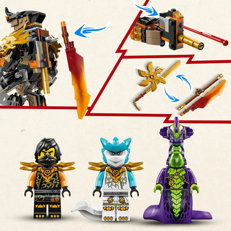 Load image into Gallery viewer, Lego ninjago 71854 cole's missiemecha en draak zane
