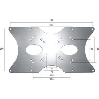 Neomounts fpma-vesa400 adapter (zilver, tot 35 kg, retail)