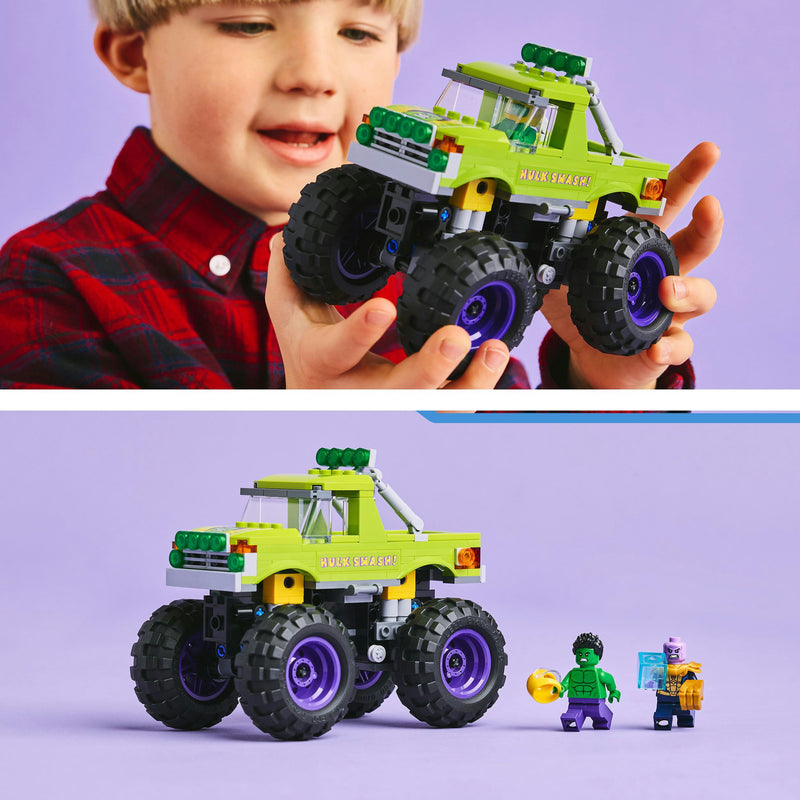 Load image into Gallery viewer, Lego marvel 76312 de hulk truck vs. thanos
