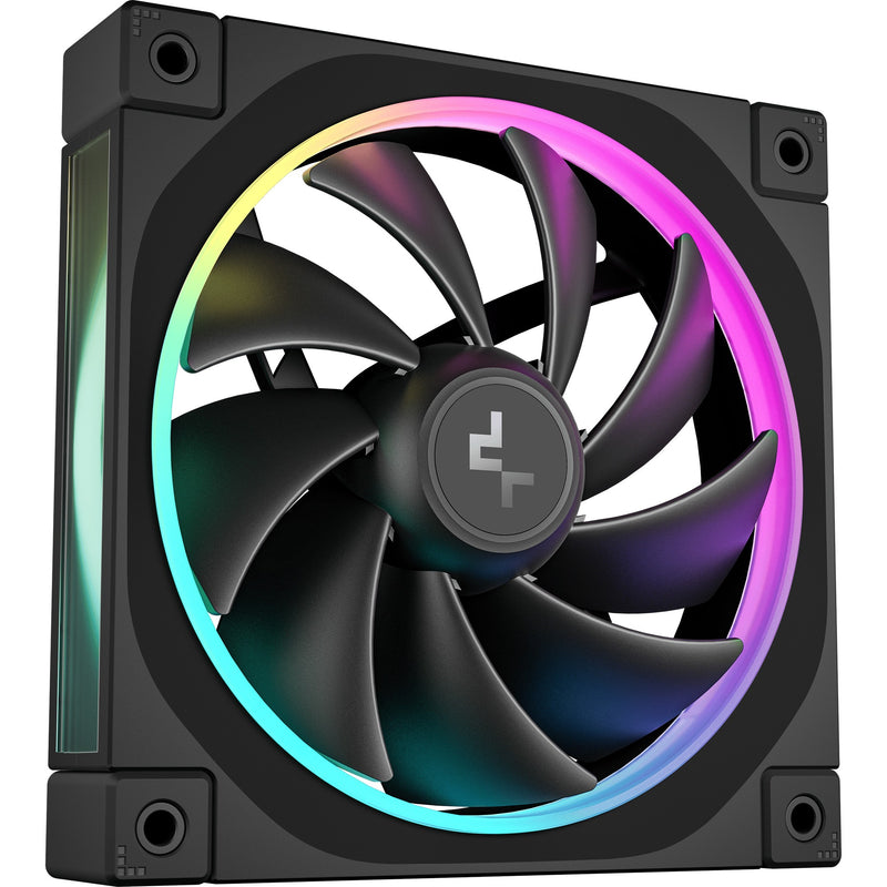 Afbeelding laden in galerijviewer, Deepcool fl12 rgb case fan (zwart, 120 x 120 x 25 mm, pwm)
