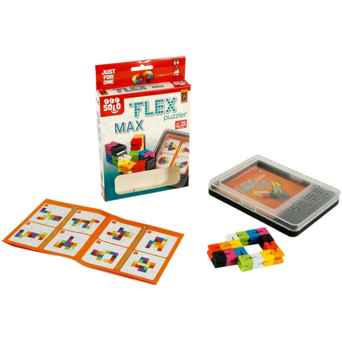 Load image into Gallery viewer, 999games 999 games flex puzzler max denkspel (nederlands, 1 speler, vanaf 7 jaar, 80 opdrachten)
