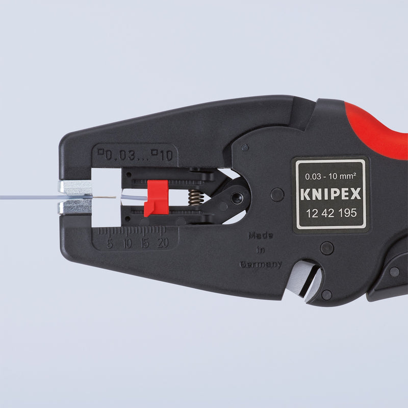 Load image into Gallery viewer, Knipex multistrip 10 automatische afstriptang 1242195 (zwart rood)
