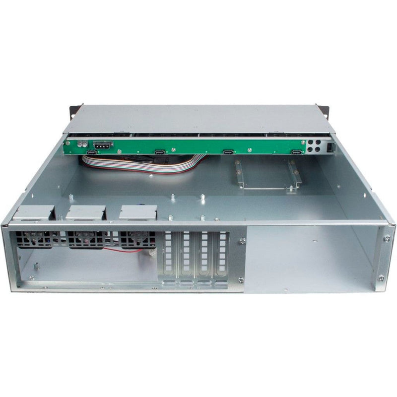 Load image into Gallery viewer, Inter-tech ipc 2u-2404l sata rack behuizing (zwart | 2x usb-a)
