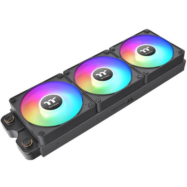 Load image into Gallery viewer, Thermaltake ct120 ex argb sync pc cooling fan (3-fan pack) case fans (zwart, 3 stuks, 120 x 120 x 25 mm, pwm)
