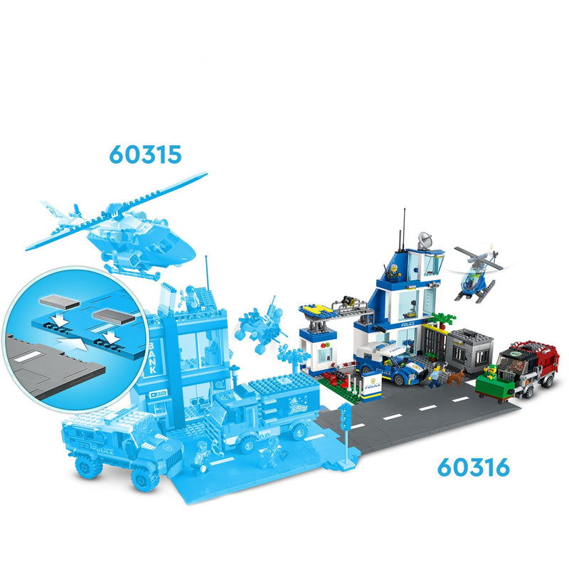 Load image into Gallery viewer, Lego city politiestation - 60316
