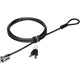 Kensington microsaver 2.0 keyed lock beveiliging (zwart)