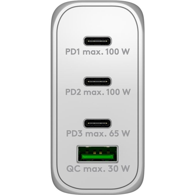 Load image into Gallery viewer, Goobay 100w gan usb-c pd multiport quick charger (wit)
