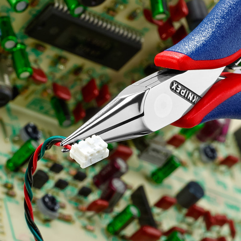 Load image into Gallery viewer, Knipex elektronica-grijptang 3522115 elektronica-tang (rood blauw)
