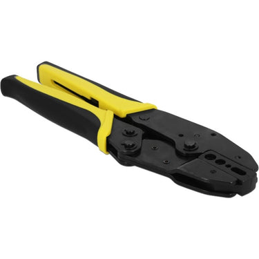 Delock universele coax krimptang (zwart geel, 6 diameters)