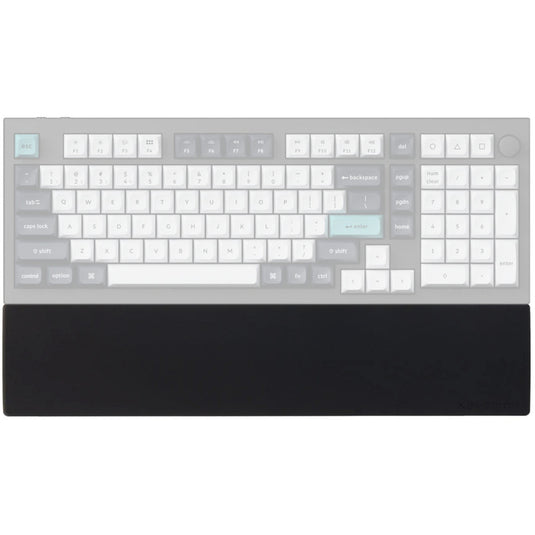 Keychron silicone palm rest voor q12 q5 pro q5 max q5 he l3 polssteun (zwart)