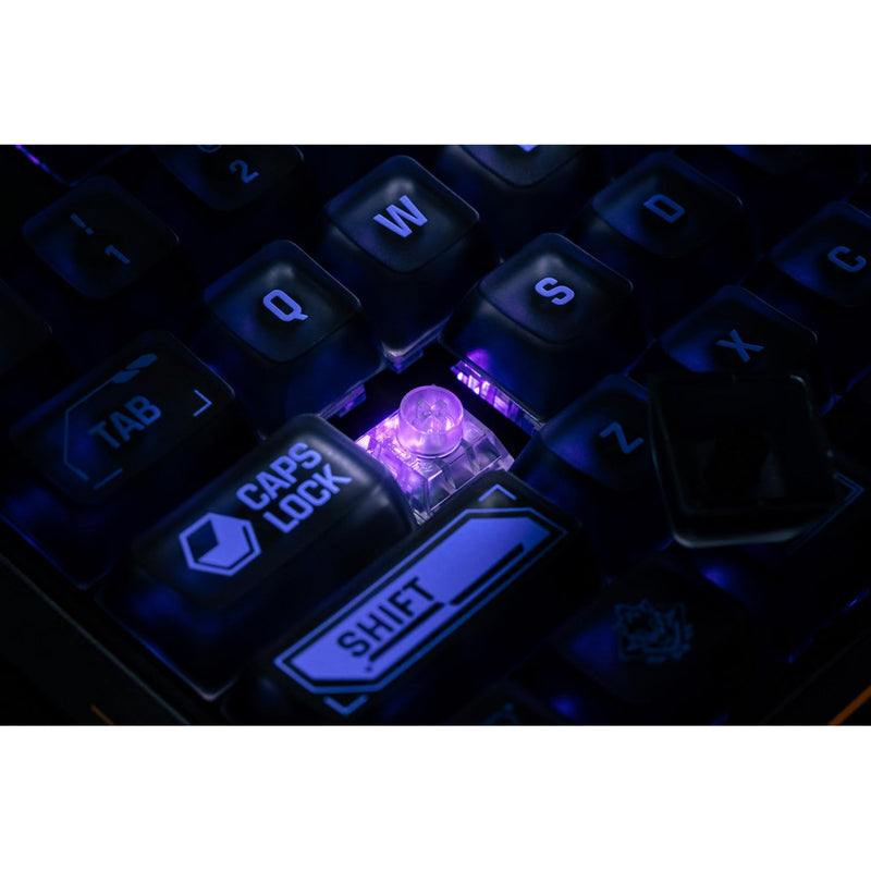 Afbeelding laden in galerijviewer, 8bitdo retro 87 mechanical keyboard - mecha break (zwart, us lay-out (qwerty), kailh box jellyfish pro glaze, 80% (tkl), abs keycaps, hot-swap, bluetooth le 5.0, wireless 2.4ghz, usb)
