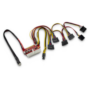 Inter-tech mini-itx psu 200w nas dc dc adapter (zonder voedingseenheid, ondersteunt voedingen tot 200w)