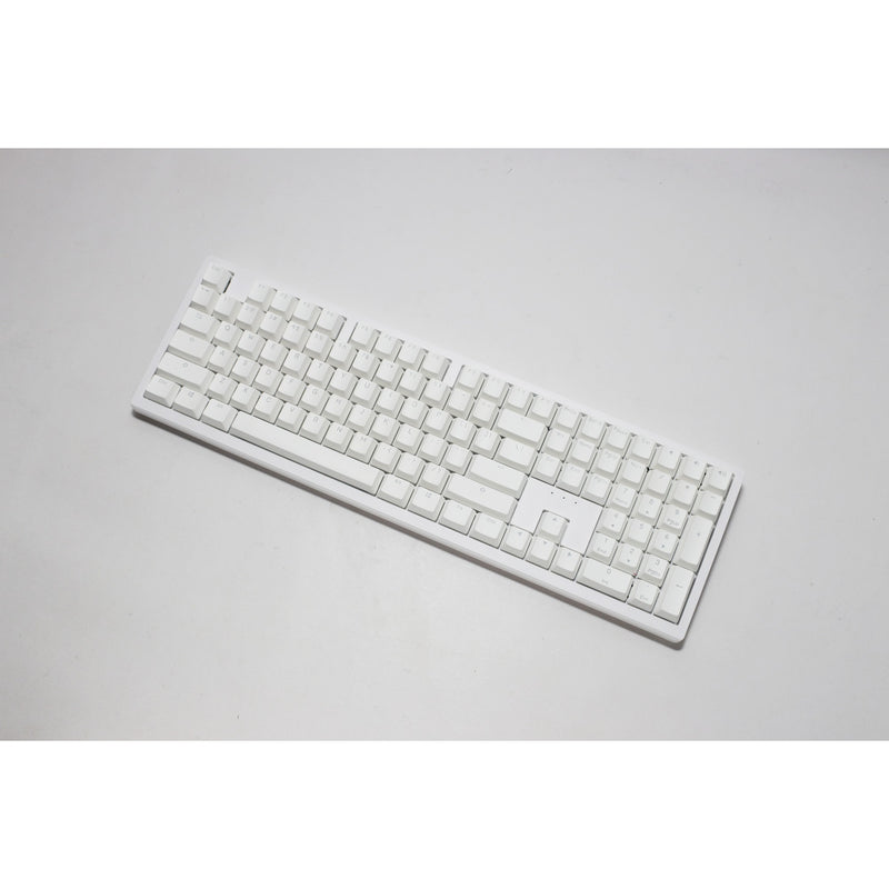 Load image into Gallery viewer, Ducky zero 6108 pure white, gaming toetsenbord (wit, us lay-out, cherry mx2a red, rgb leds, double-shot pbt, hot swap, 2.4ghz | bluetooth | usb-c)
