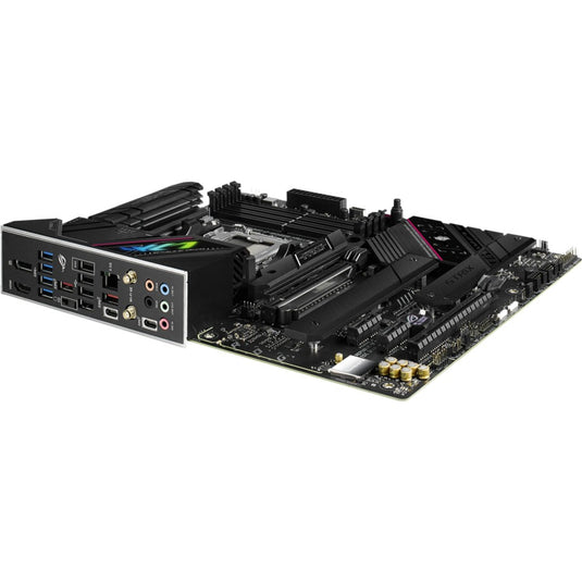 Asus rog strix b650e-f gaming wifi socket am5 moederbord (zwart, raid, 2.5 gb-lan, wi-fi 6e, bt 5.2, sound, atx)