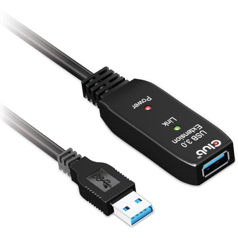 Load image into Gallery viewer, Club 3d usb 3.2 gen1 actieve repeaterkabel (zwart, 5 meter)
