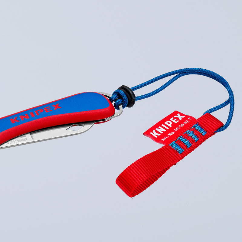 Load image into Gallery viewer, Knipex electriciën zakmes 16 20 50 sb (rood blauw, lengte 120mm)
