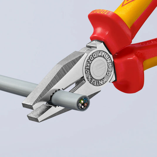 Knipex kombi-tang 03 06 200 vde combinatietang (rood geel, 200mm)