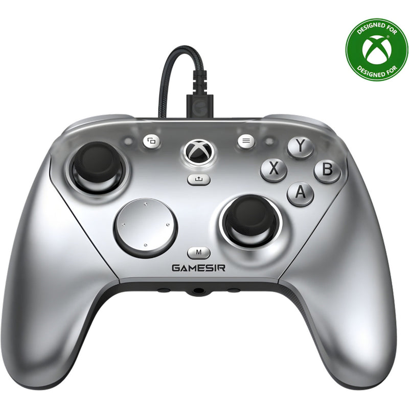 Load image into Gallery viewer, Gamesir g7 pro he tri-mode wireless controller - semi silver (zilver, usb 2,4 ghz bluetooth, xbox series x|s, xbox one, pc, android)
