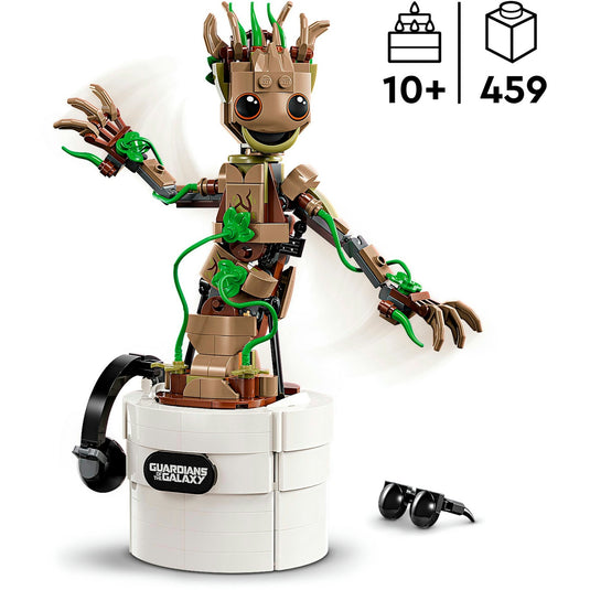 Lego marvel - dansende groot constructiespeelgoed (76297)