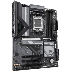 Gigabyte b850 eagle wifi6e socket am5 moederbord (zwart grijs, raid, gb-lan, wi-fi 6e, bt, sound, atx)