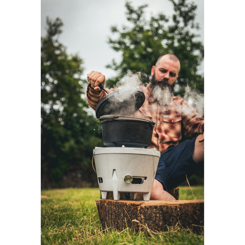 Afbeelding laden in galerijviewer, The windmill dutch oven 4,5 qt kookpan (zwart, ø 25.5 cm | 3.8 liter)
