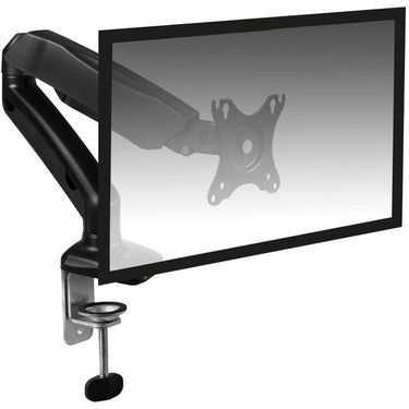 Act connectivity monitorarm office met gasveer, 1 scherm (zwart)