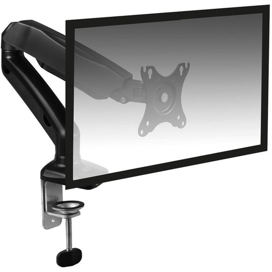 Act connectivity monitorarm office met gasveer, 1 scherm (zwart)