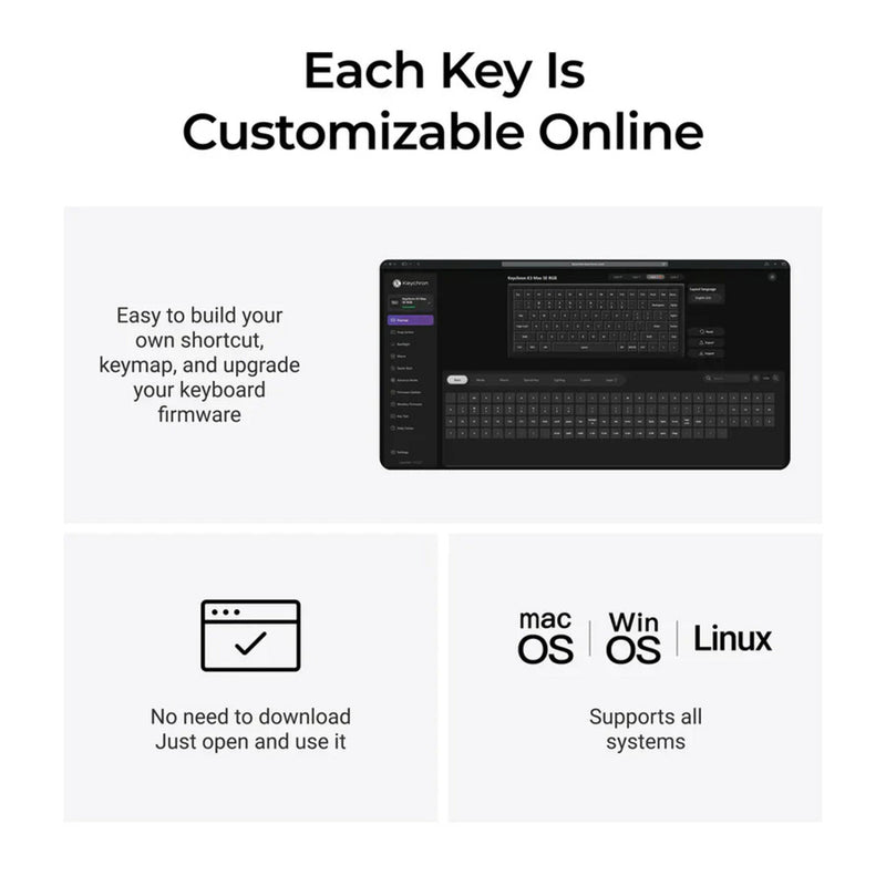 Load image into Gallery viewer, Keychron k3 max se qmk wireless custom mechanical keyboard (zwart, us lay-out (qwerty), milk pom red, 75%, rgb, hot swap, 2.4 ghz | bluetooth 5.3 | usb-c)
